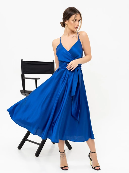 Платья ISSA Plus модель 13917_blue Фото