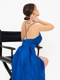 Платья ISSA Plus модель 13917_blue Фото