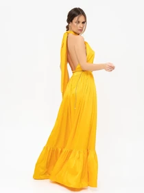 Платья ISSA Plus модель 13925_mustard Фото