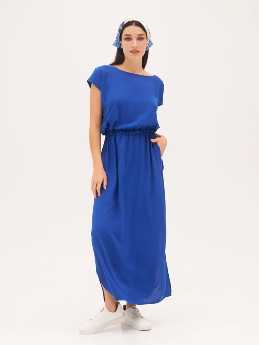 Платья ISSA Plus модель 13316A_blue Фото