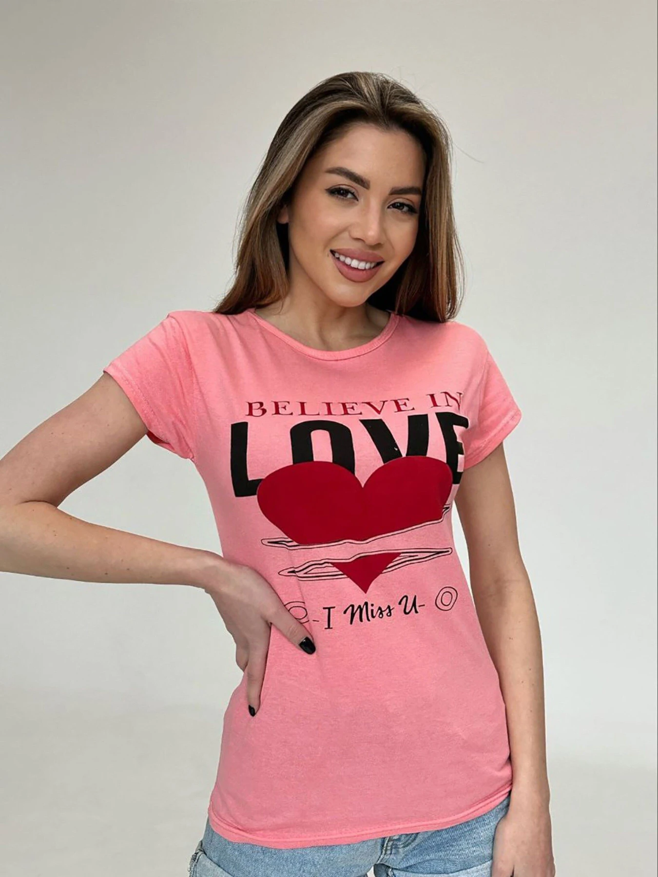 Футболки и поло ISSA Plus модель WN20-476_coral Фото