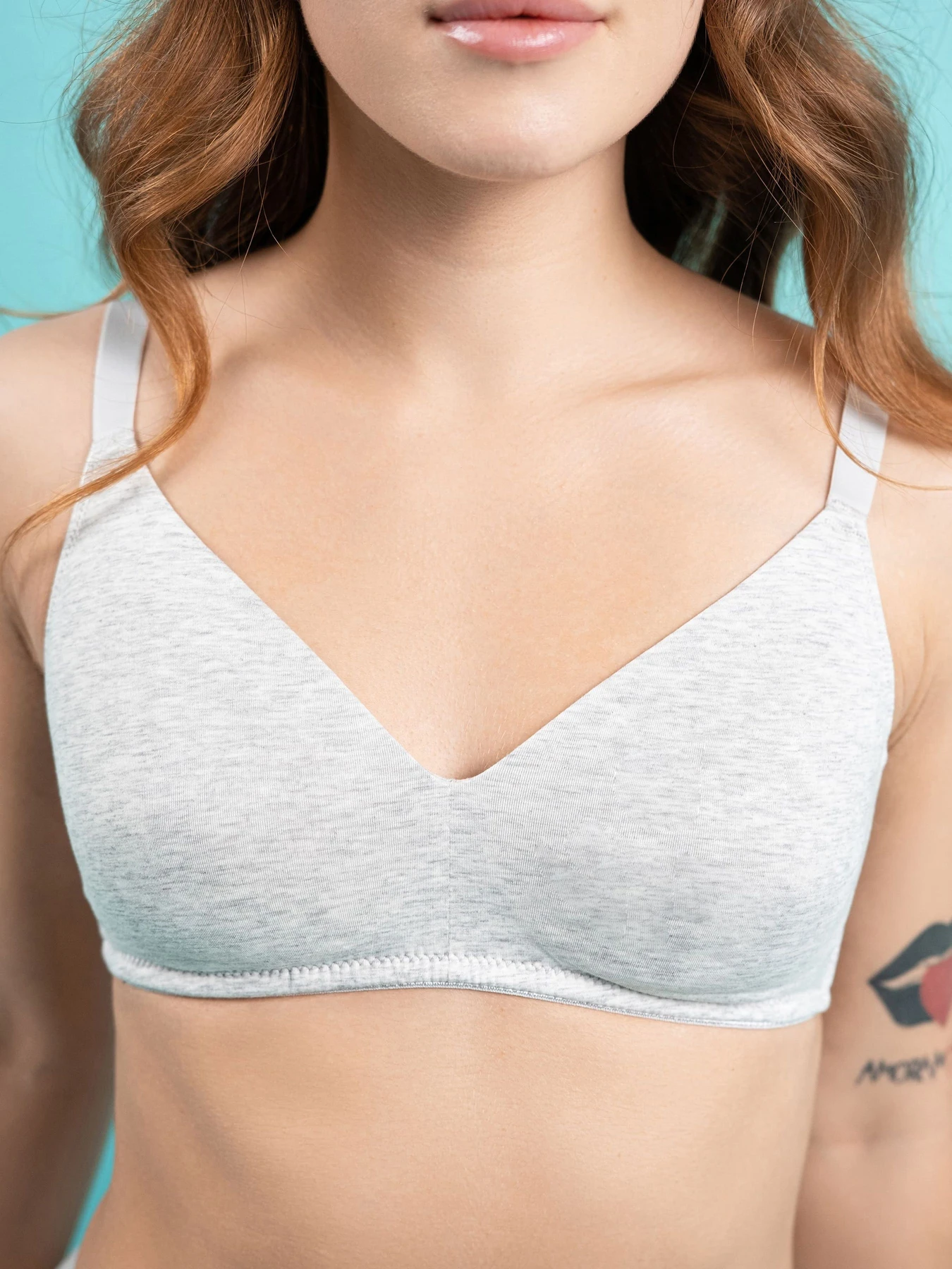 Нижнее белье Brabrabra модель SLZ24501024_Gray_melange Нижнее белье Brabrabra модель SLZ24501024_Gray_melange Фото
