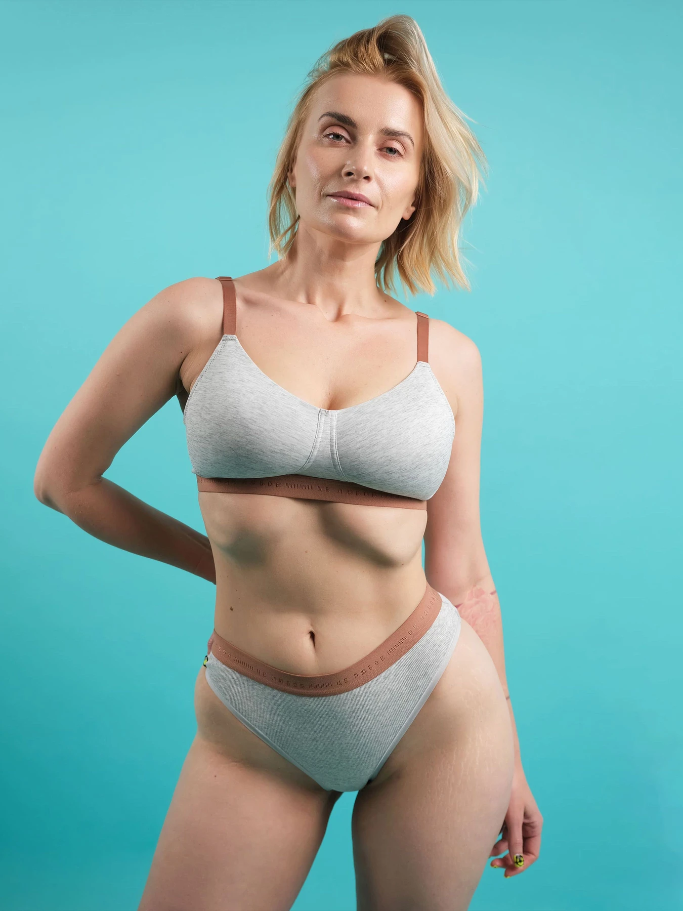 Нижнее белье Brabrabra модель SLZ24501034_Gray_melange Фото