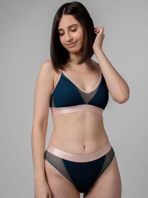 Нижня білизна Brabrabra модель SLZ22802001_blue_with_pink Фото