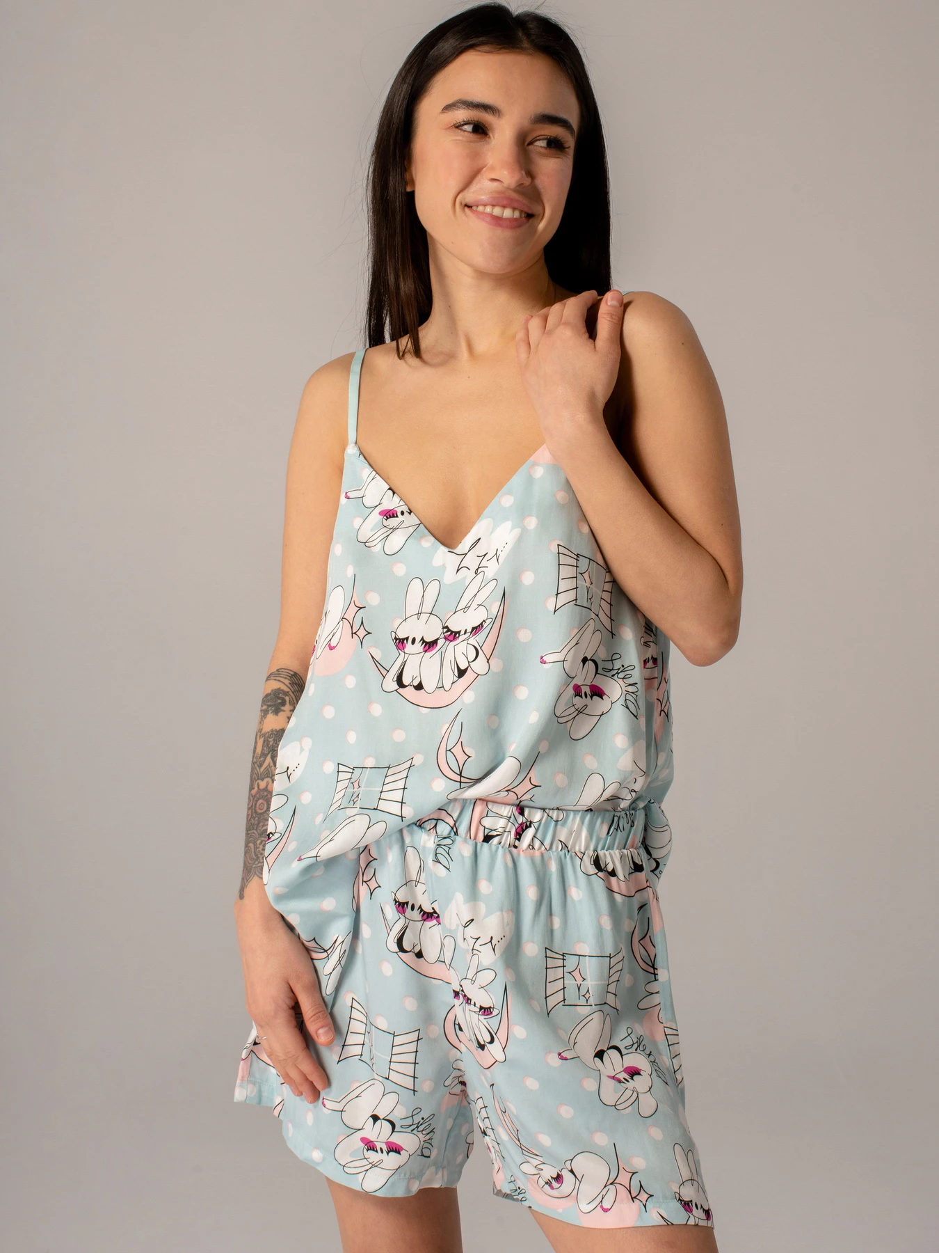 Одяг для дому та сну Brabrabra модель HOM2104013_Print-rabbit Фото