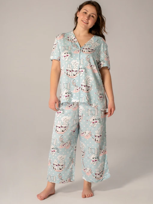Одежда для дома и сна Brabrabra модель HOM2104016_Print-rabbit Фото