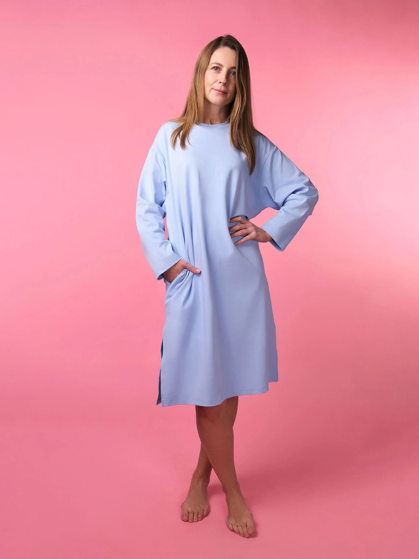 Одяг для дому та сну Brabrabra модель HOM2213111_blue Фото