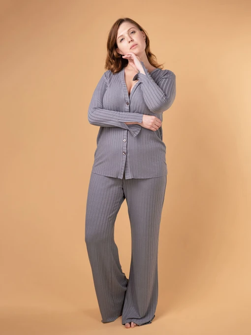 Одяг для дому та сну Brabrabra модель HOM2216069_gray Фото