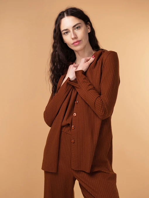 Одяг для дому та сну Brabrabra модель HOM2217069_Walnut Фото