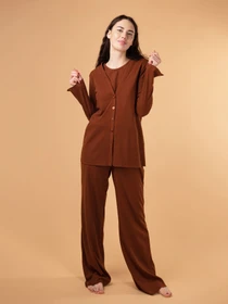 Одяг для дому та сну Brabrabra модель HOM2217069_Walnut Фото