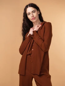 Одяг для дому та сну Brabrabra модель HOM2217069_Walnut Фото