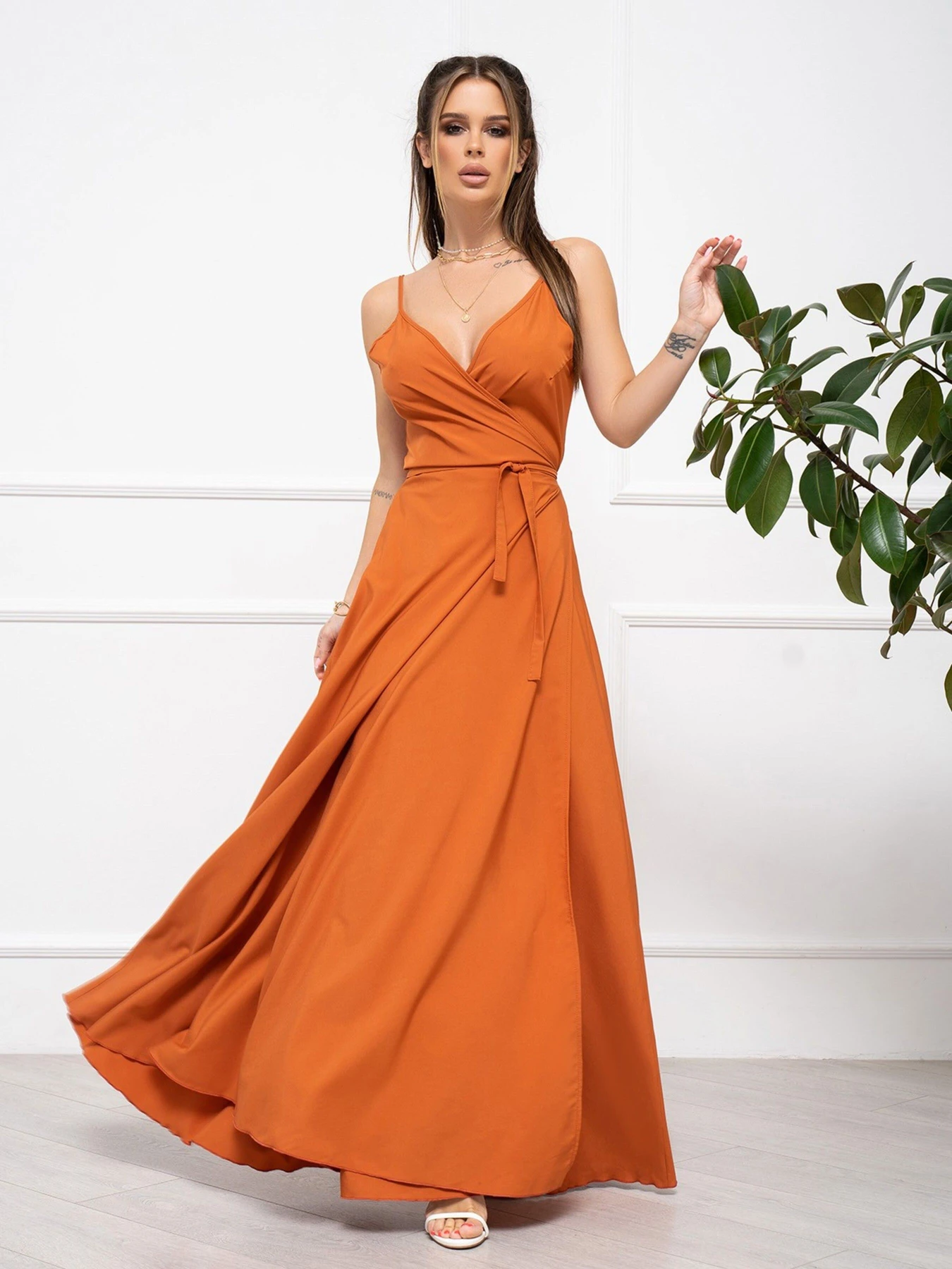 Платья ISSA Plus модель 11745_terracotta Платья ISSA Plus модель 11745_terracotta Фото