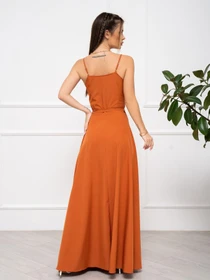 Платья ISSA Plus модель 11745_terracotta Фото
