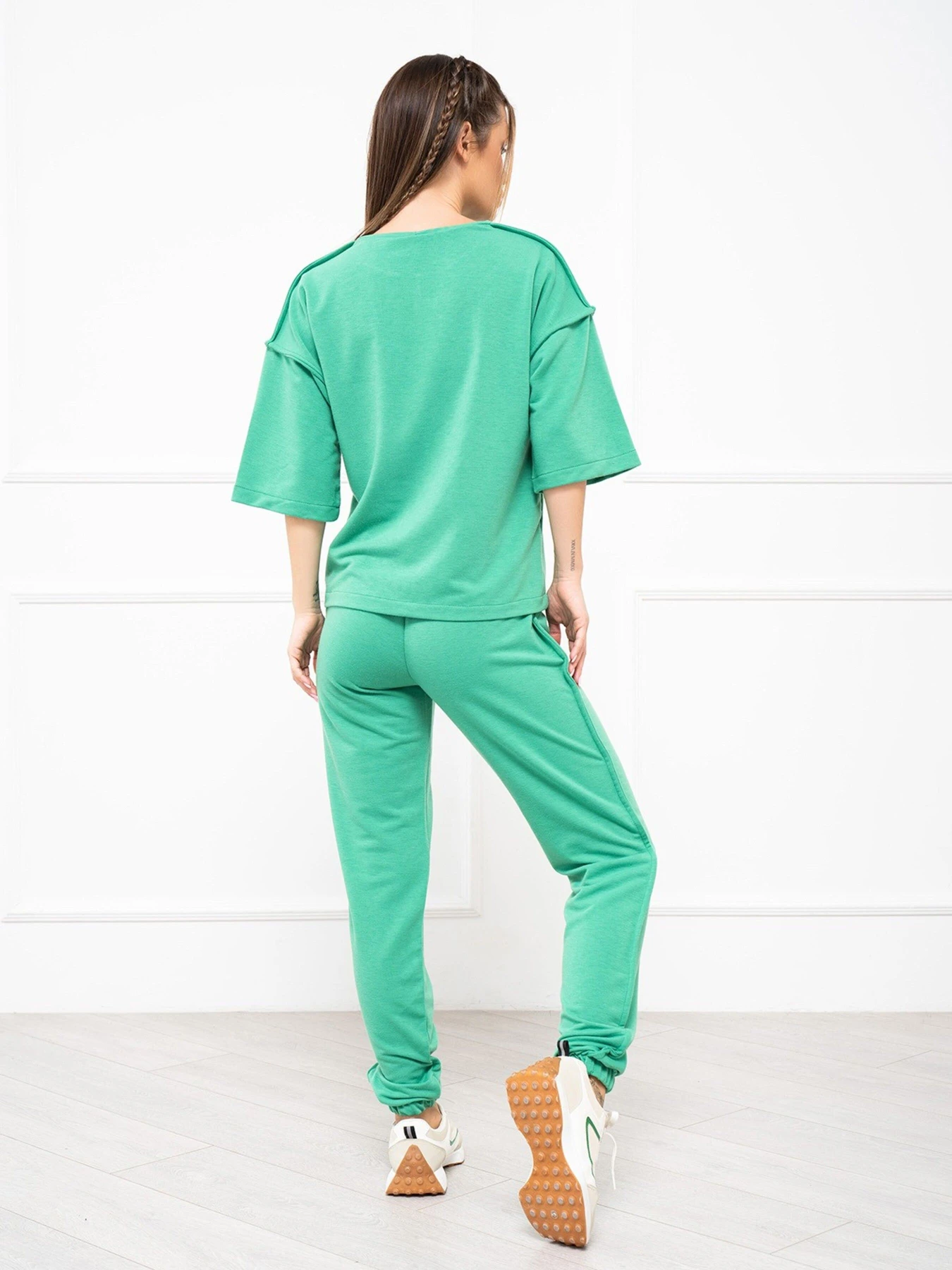 Костюми ISSA Plus модель 11970_green Костюми ISSA Plus модель 11970_green Фото