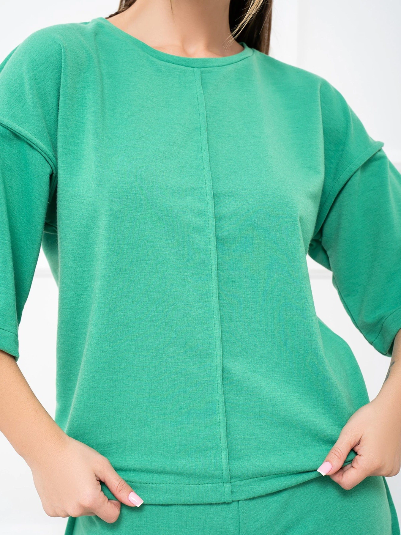 Костюми ISSA Plus модель 11970_green Костюми ISSA Plus модель 11970_green Фото