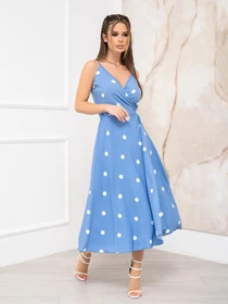 Платья ISSA Plus модель 13031_blue Фото