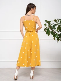 Платья ISSA Plus модель 13031_mustard Фото