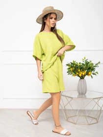 Костюмы ISSA Plus модель 13437_olive Фото