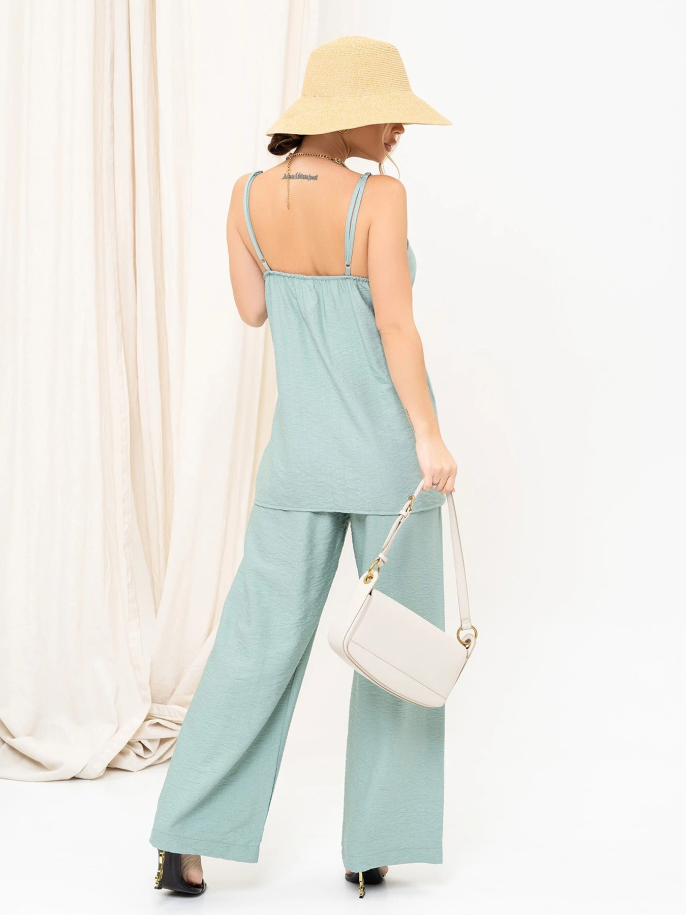 Костюми ISSA Plus модель 13896_olive Фото