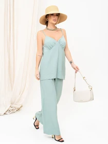 Костюми ISSA Plus модель 13896_olive Фото