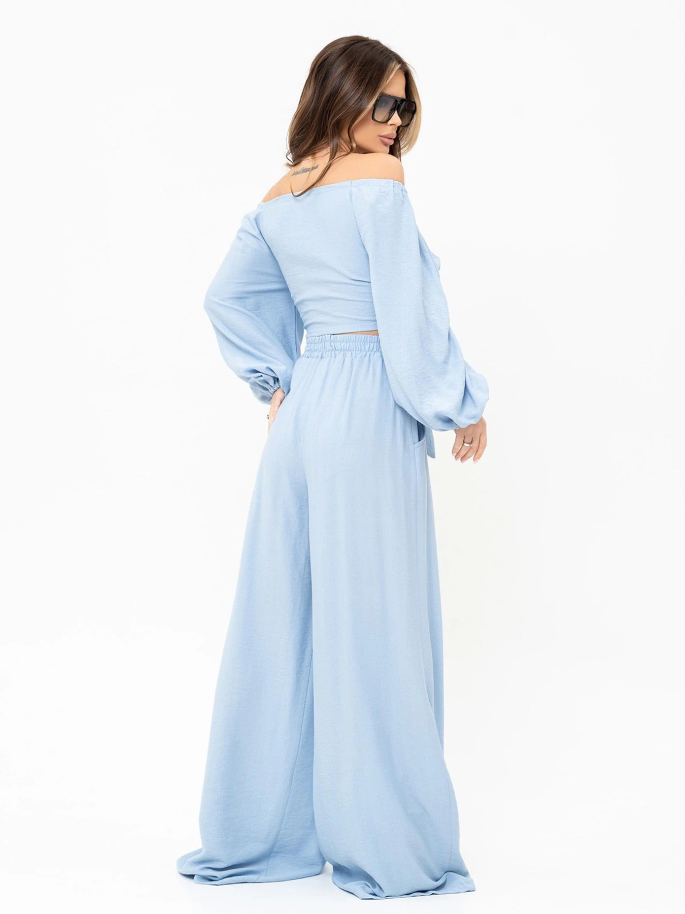 Костюми ISSA Plus модель 13902_blue Костюми ISSA Plus модель 13902_blue Фото