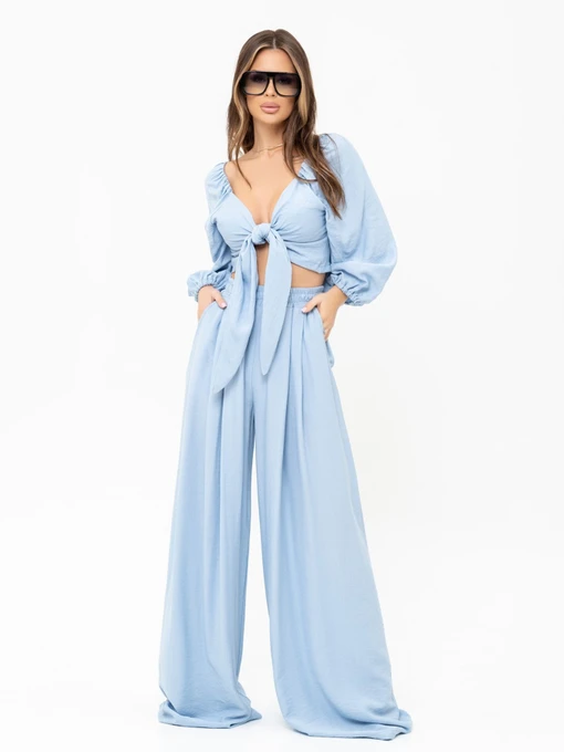 Костюмы ISSA Plus модель 13902_blue Фото
