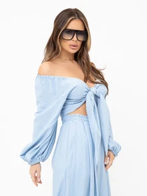 Костюми ISSA Plus модель 13902_blue Фото
