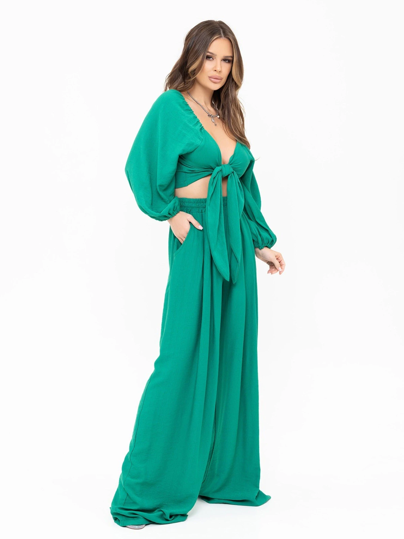 Костюми ISSA Plus модель 13902_green Фото