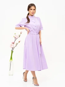 Сукні ISSA Plus модель 13909_lilac Фото