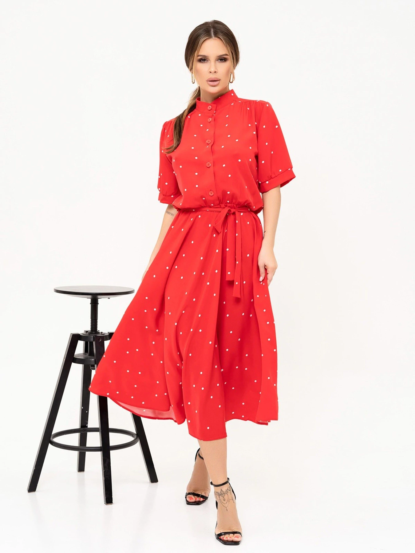 Сукні ISSA Plus модель 13911_red Сукні ISSA Plus модель 13911_red Фото