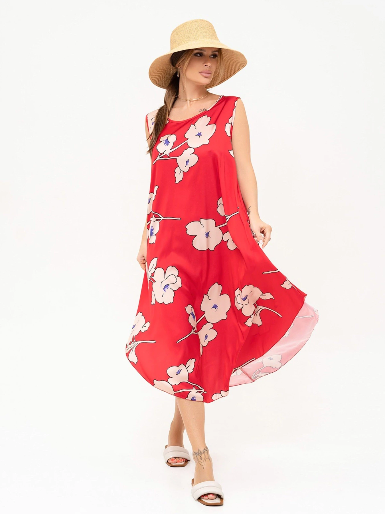 Платья ISSA Plus модель 13915_red Платья ISSA Plus модель 13915_red Фото