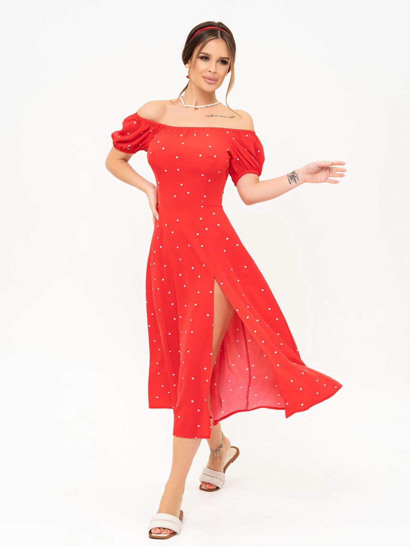 Сукні ISSA Plus модель 13919_red Фото