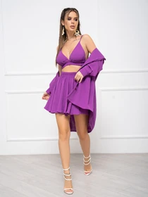 Костюмы ISSA Plus модель 13931_lilac Фото