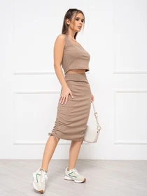Костюми ISSA Plus модель 13935_beige Фото