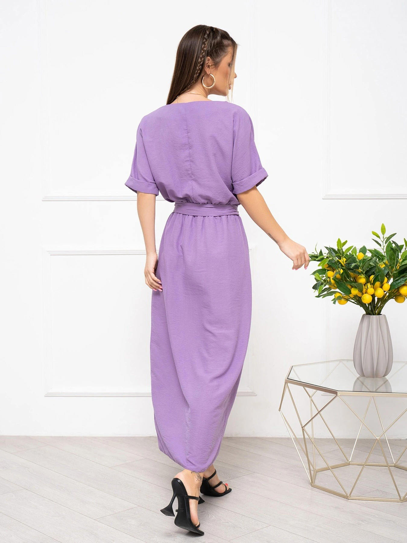 Сукні ISSA Plus модель 13936_lilac Сукні ISSA Plus модель 13936_lilac Фото