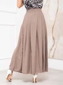 Юбки ISSA Plus модель 13938_brown Фото