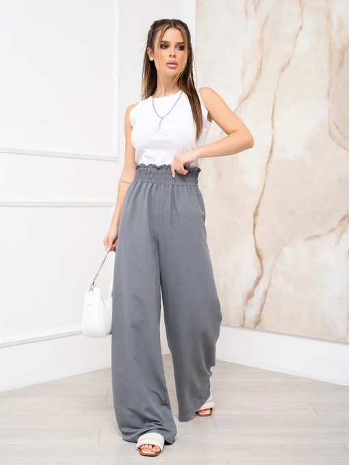 Брюки ISSA Plus модель 13939_grey Фото