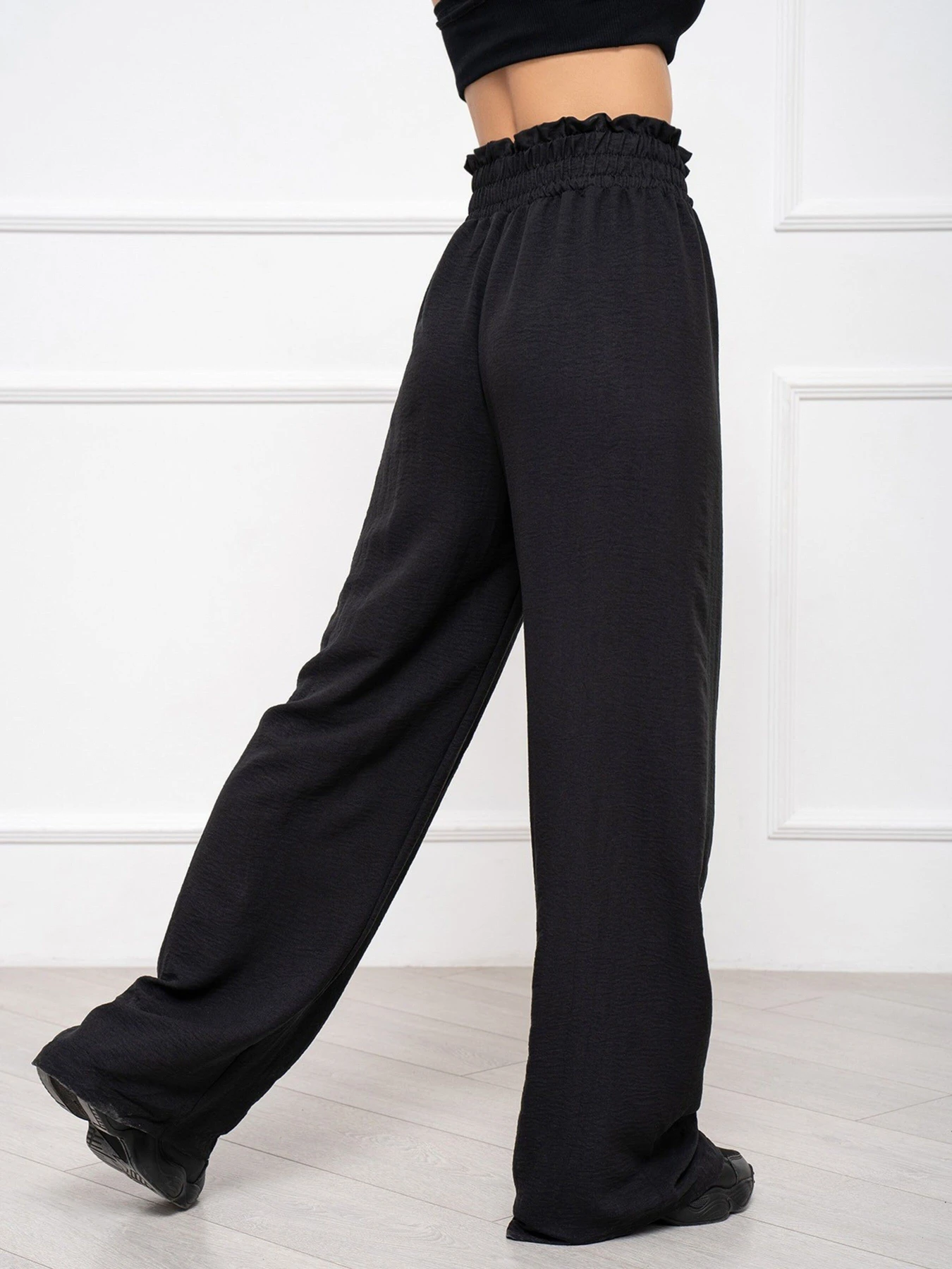 Брюки ISSA Plus модель 13939_black Брюки ISSA Plus модель 13939_black Фото