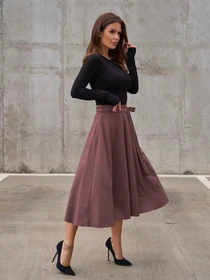 Спідниці ISSA Plus модель 13940_brown Фото
