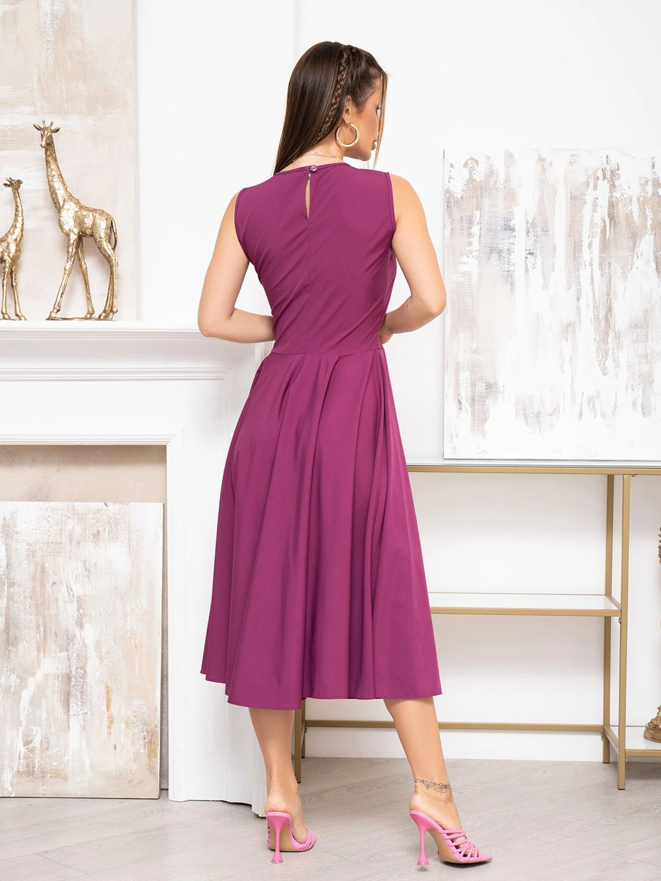 Сукні ISSA Plus модель 13944_purple Сукні ISSA Plus модель 13944_purple Фото