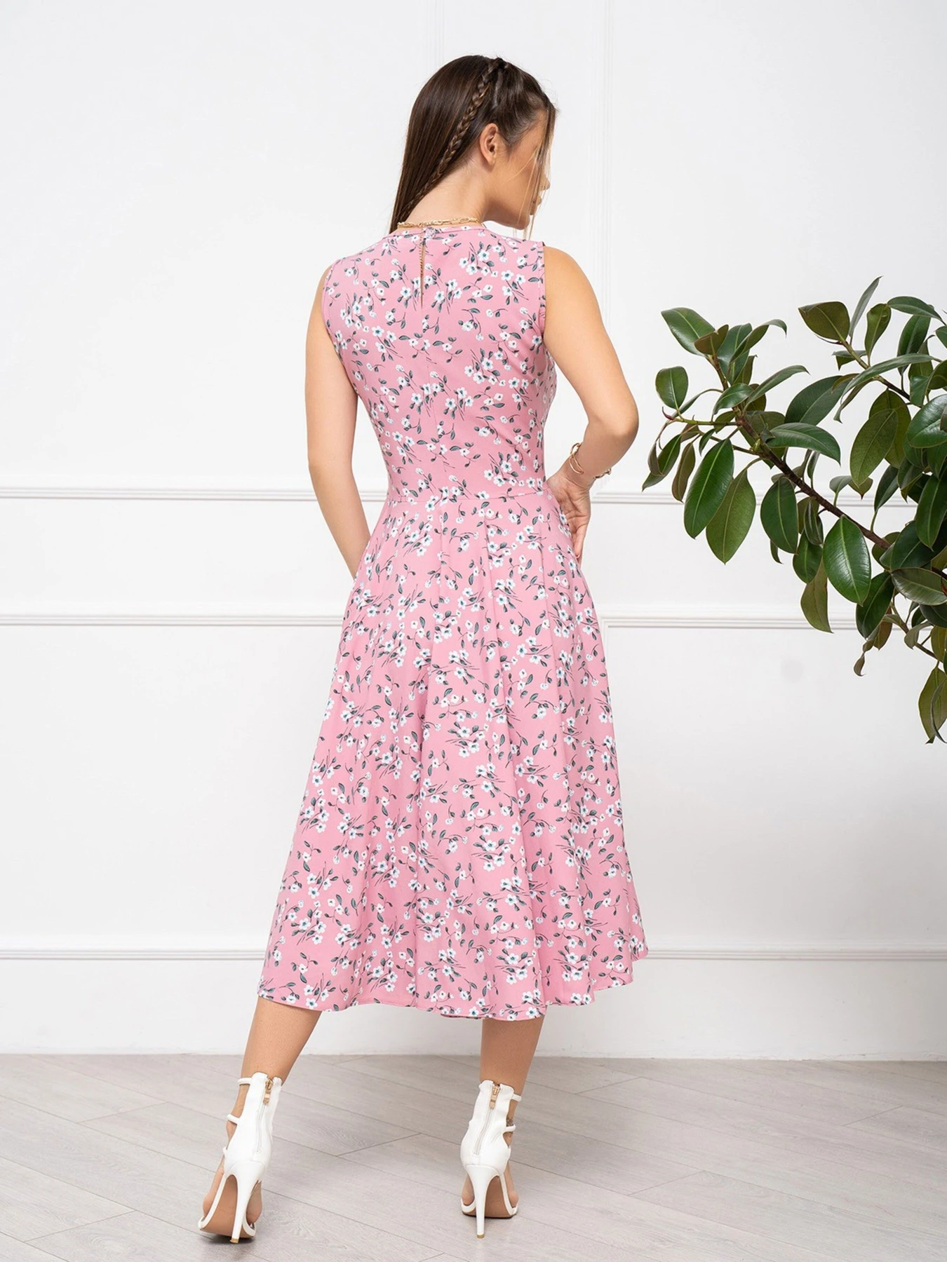 Сукні ISSA Plus модель 13945_pink Фото
