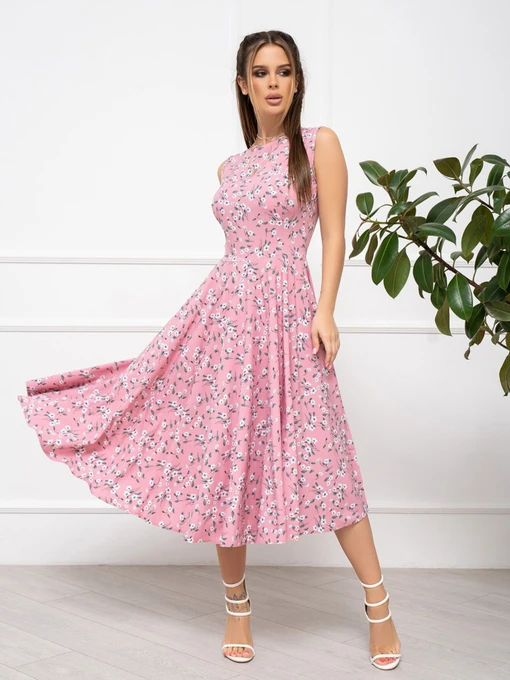Сукні ISSA Plus модель 13945_pink Фото