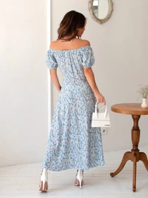 Сукні ISSA Plus модель 13951_blue Фото