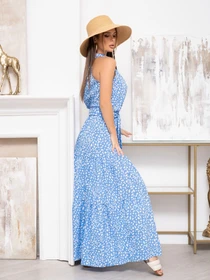 Платья ISSA Plus модель SA-465_blue Фото