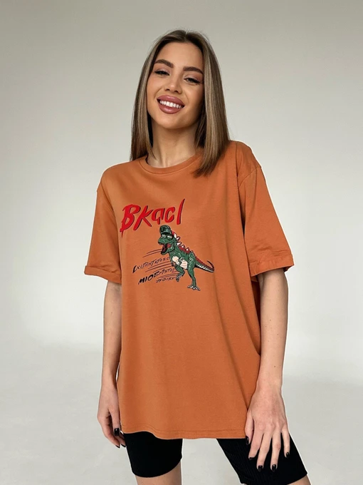 Футболки и поло ISSA Plus модель WN20-444_terracotta Фото