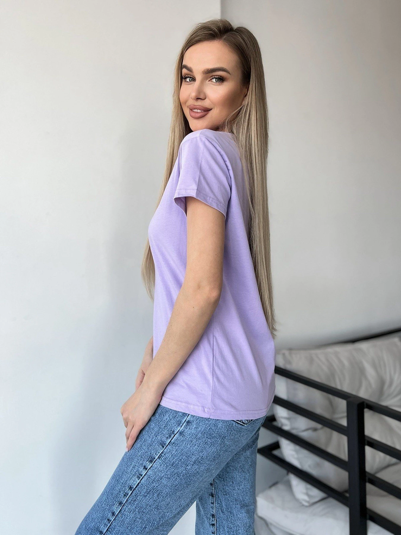 Футболки и поло ISSA Plus модель WN20-445_lilac Фото