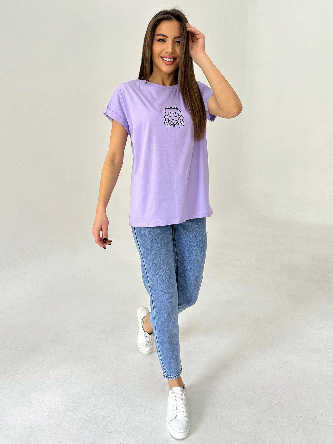 Футболки и поло ISSA Plus модель WN20-447_lilac Фото