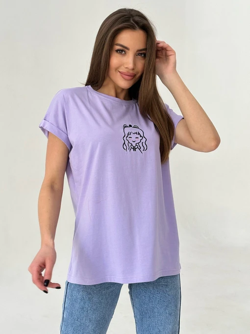 Футболки и поло ISSA Plus модель WN20-447_lilac Фото