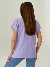 Футболки и поло ISSA Plus модель WN20-447_lilac Фото
