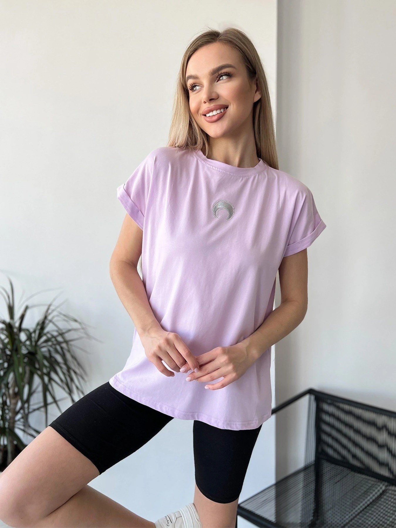 Футболки и поло ISSA Plus модель WN20-453_lilac Фото